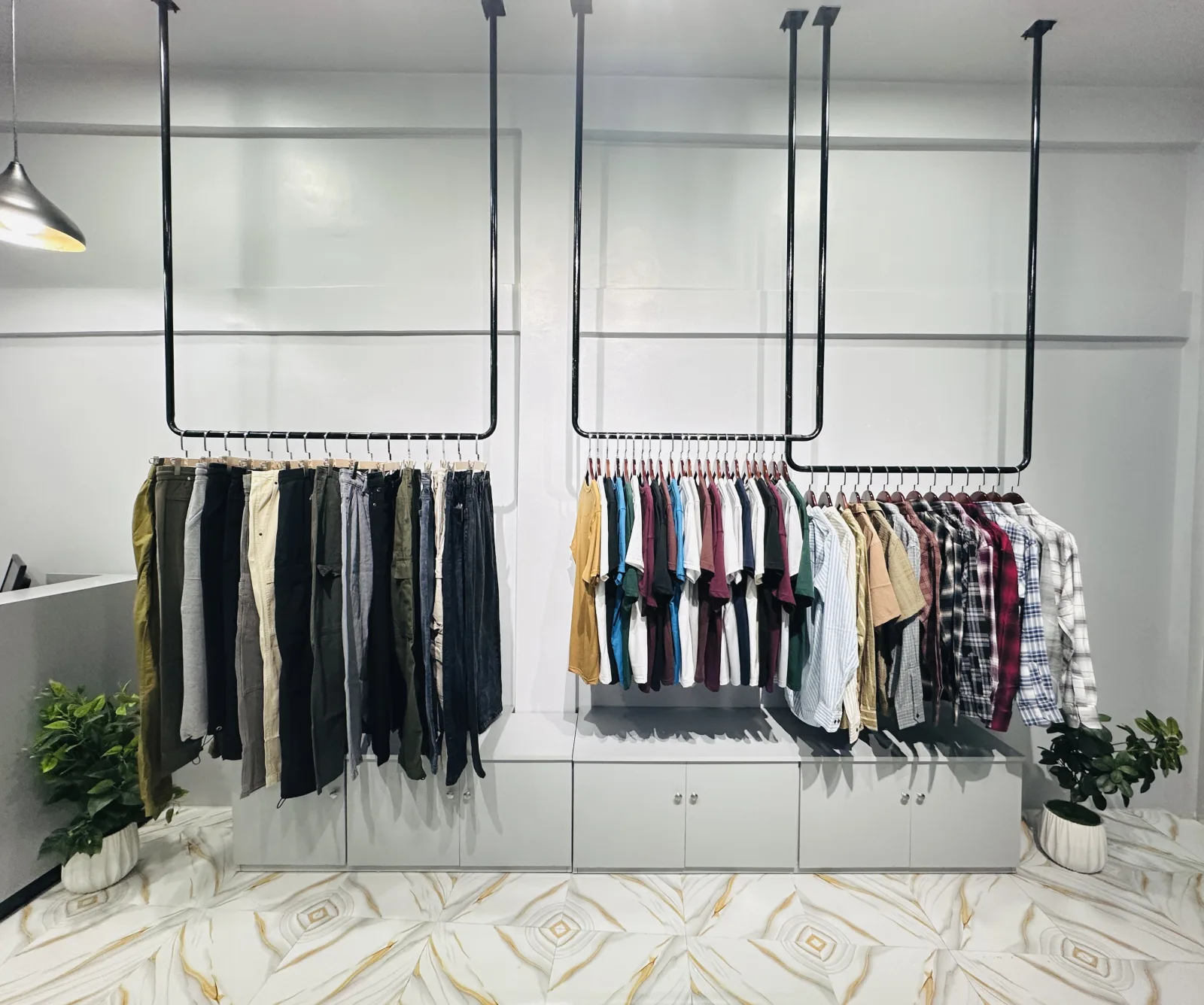 Wide view of HEIST store collections