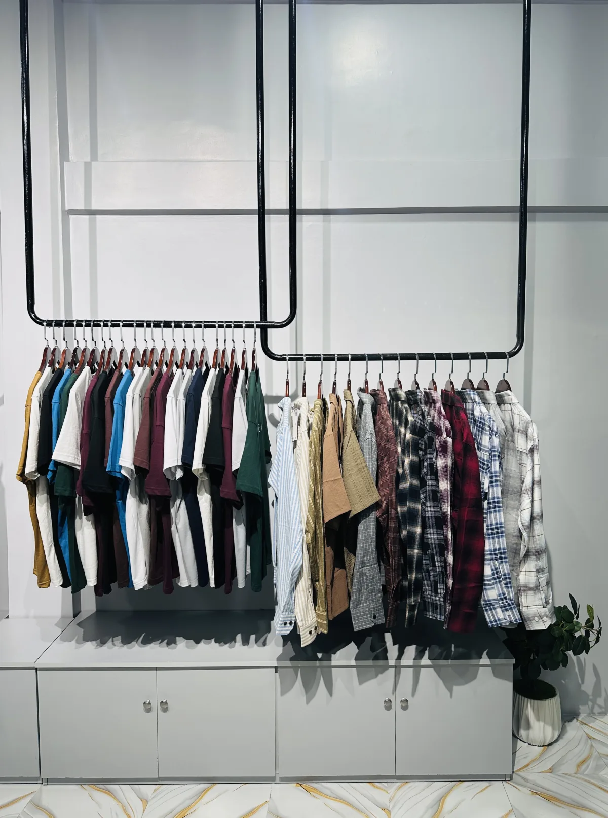 T-shirts displayed at HEIST